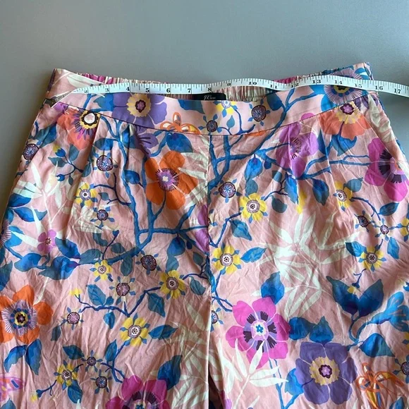 J. Crew Wide Leg Lined Crop Pants - Picture 6 of 6